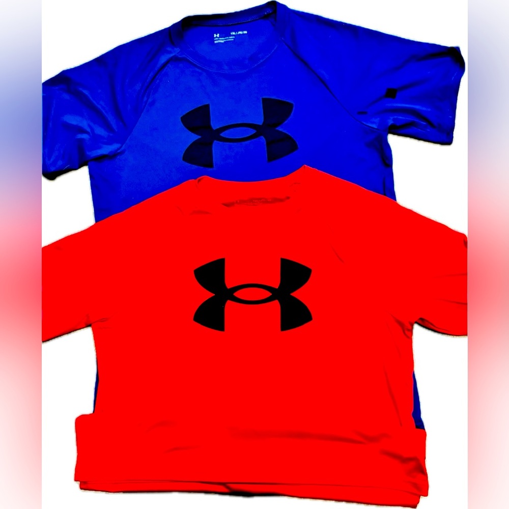 Boys under Armour Dri-Fit Size- YXL
RED AND ROYAL BLUE- EUC $15 for both